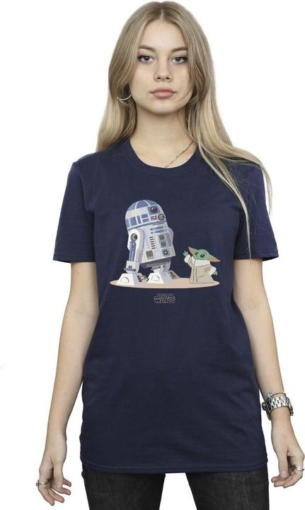 Produktbild Star Wars The Mandalorian R2D2 And Grogu TShirt (XL)