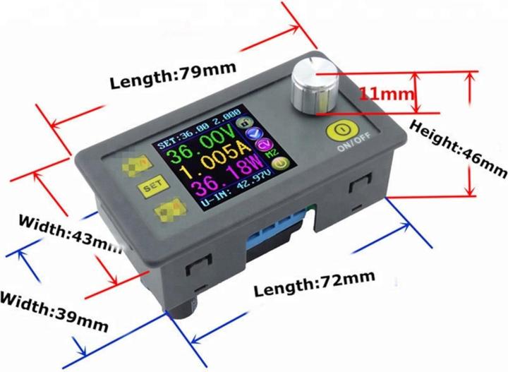 Actual product image RD Tech DPS3003 programmable laboratory power supply DC-DC converter 32V 3A
