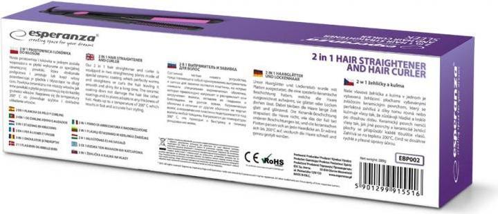 Produktbild Esperanza Hair straightener (Glätteisen)