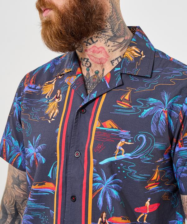 Produktbild Joe Browns Hawaiian Surfing Cuban Short Sleeve Shirt (XXL)
