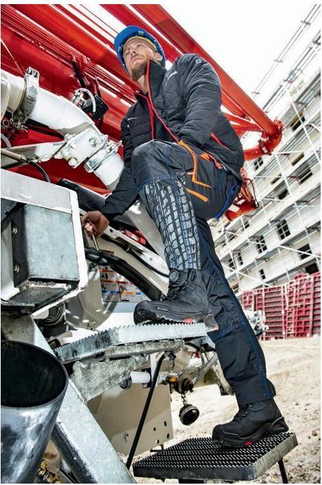 Immagine prodotto Baak Stivale di sicurezza Braxton taglia 41 nero/rosso S3 SRC HRO EN ISO 20345 in pelle bovina (S3, 41)