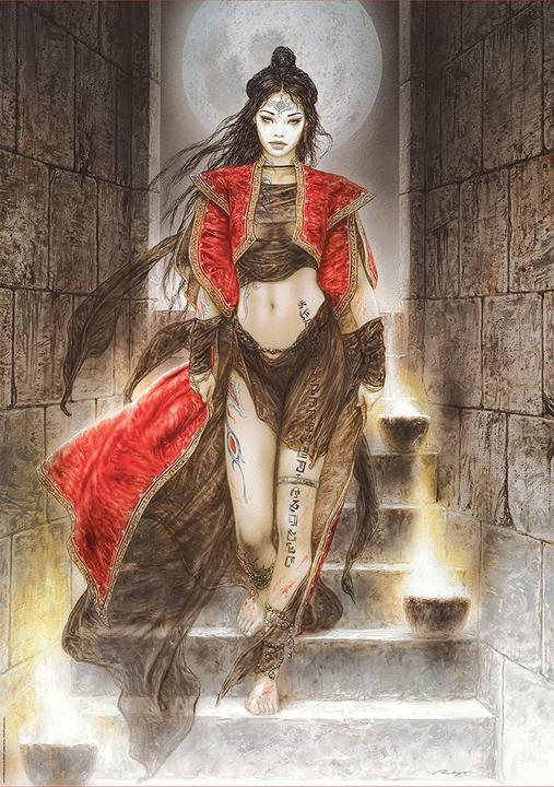 Actual product image Educa 19274 Puzzle 1500 pcs. Luis Royo Collection Dead Moon (1500 pieces)