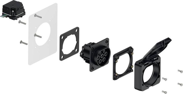 Immagine prodotto PCE e325-f Presa di ricarica eMobility tipo 2 32 A (32 A, 0.09 m)