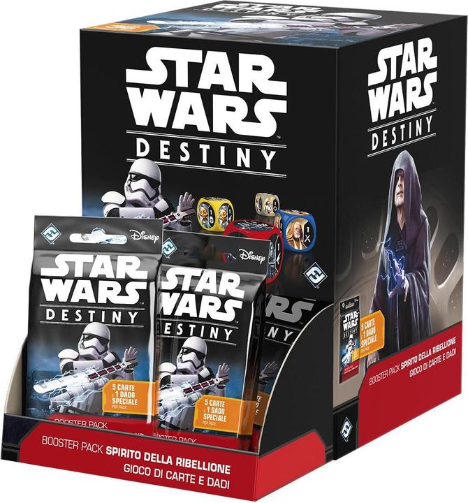 Actual product image Asmodée Star Wars: Destiny - Box 36 Spirit of Rebellion (Italian, Booster Pack)