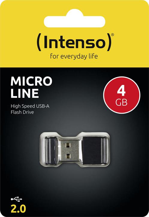 Image du produit Intenso micro ligne (4 Go, USB-A)