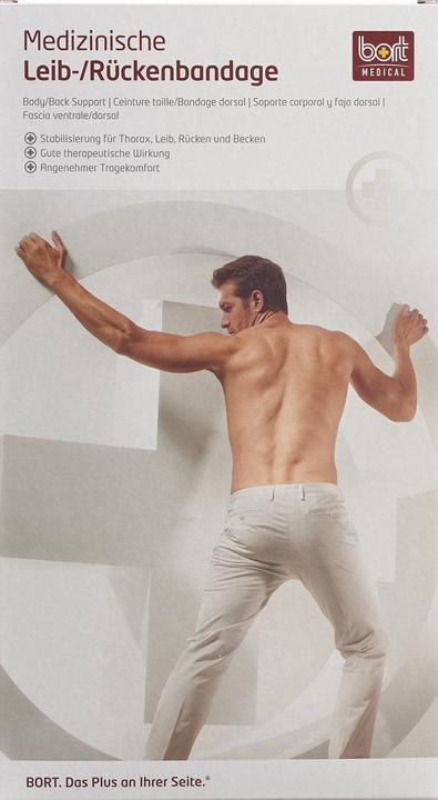 Image du produit Bort Medical Ceinture à côtes hommes 16cm L -112cm blanc (L)