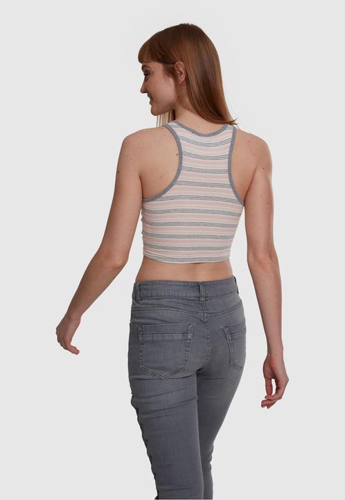 Immagine prodotto Urban Classics Top a strisce a coste per donna (M)