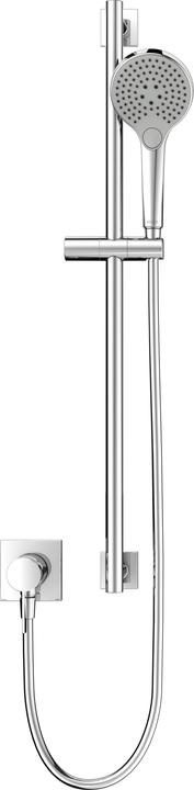 Keuco IXMO Brause-Set 2 Einhebel-Brausemischer, 1 Verbraucher mit Brausestange, Rosette eckig