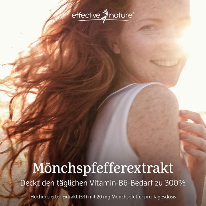Produktbild Effective Nature Mönchspfefferextrakt hochdosiert (90 Stück, Kapseln, 90 g)