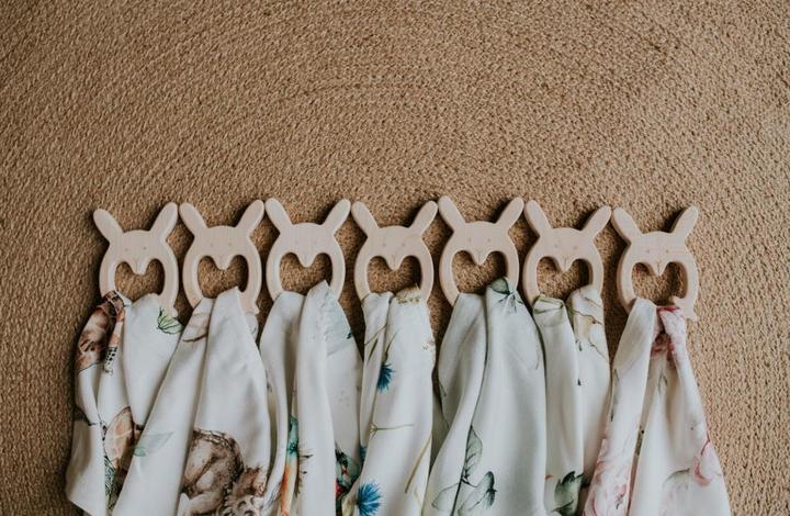 Produktbild Qbana Mama Kuscheltuch Eukalyptus Schildkröte Holzbunny