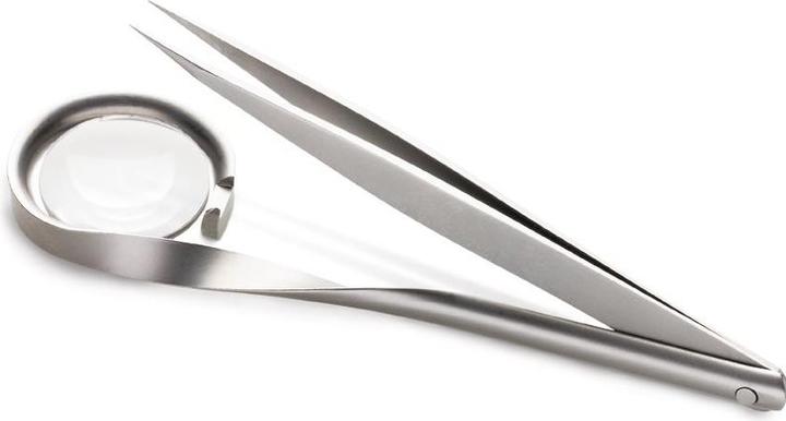Actual product image Rubis Tweezers with magnifying glass