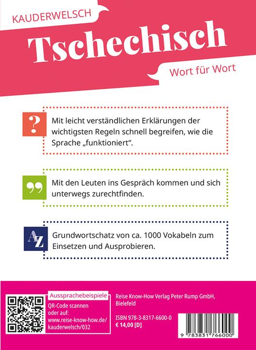 Actual product image Sprachführer Tschechisch - Wort für Wort (German, Markus Bingel, 2025)
