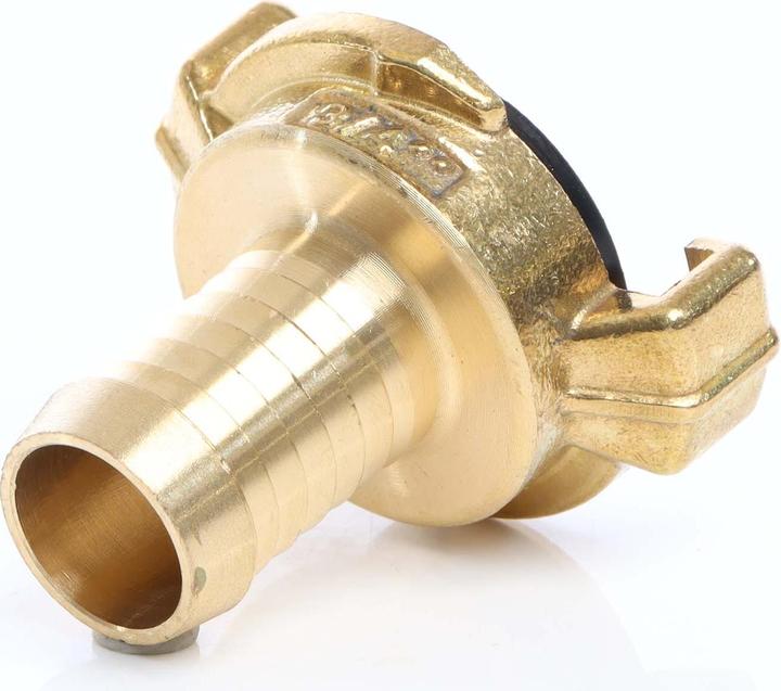 Produktbild Wiltec Messing Schlauchtülle DN20 (3/4") Schlauch Verbinder Schnellkupplung (Schlauchschelle, 20 mm)