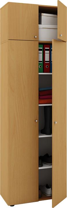 Image du produit VCM Armoire polyvalente en bois série Vandol avec portes battantes (70 x 40 cm)