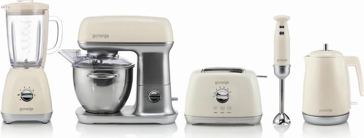 Produktbild Gorenje Blender B800RL Tabletop, 800 W, Jar material Glass, Jar capacity 1.8 L, Ice crushing, brownish yello (800 W)
