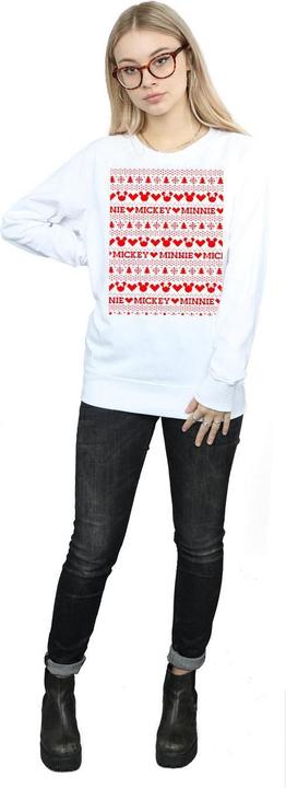 Image du produit Disney - Sweat MICKEY AND MINNIE CHRISTMAS FAIR ISLE - Femme (M)