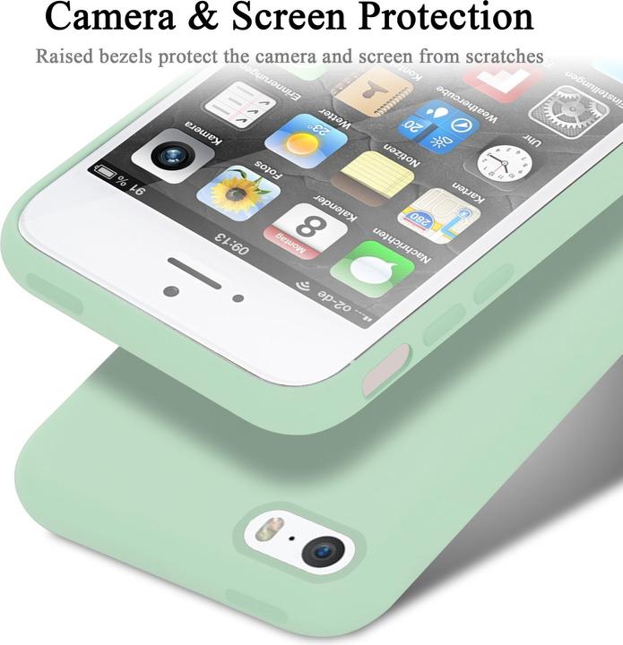 Immagine prodotto Cadorabo Copertura della cassa del silicone liquido TPU (Apple iPhone 5)
