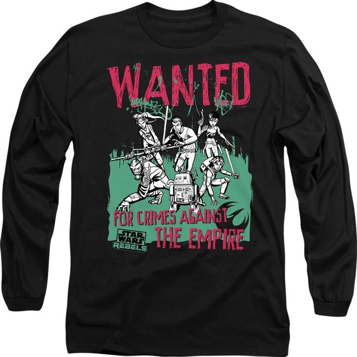 Actual product image Star Wars Unisex Adult Wanted Rebels T-Shirt (XL)