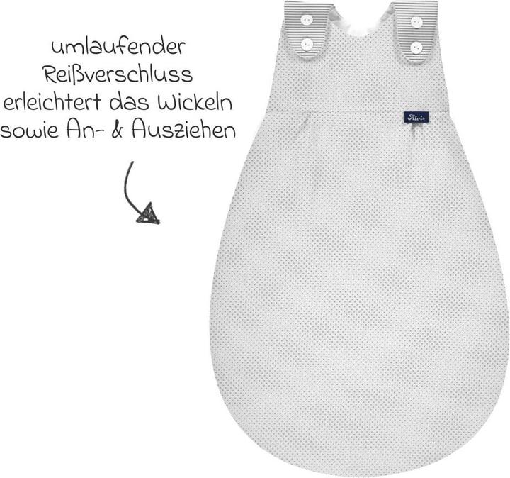 Produktbild Alvi Schlafsäcke Aussensack Baby-Mäxchen - Dots - Grey - Gr.