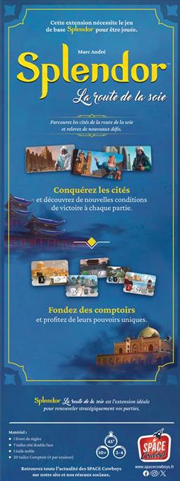 Actual product image Asmodée Splendor - La route de la soie (French)