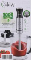 Actual product image Kiwi 1000w 1l stainless steel whipper set