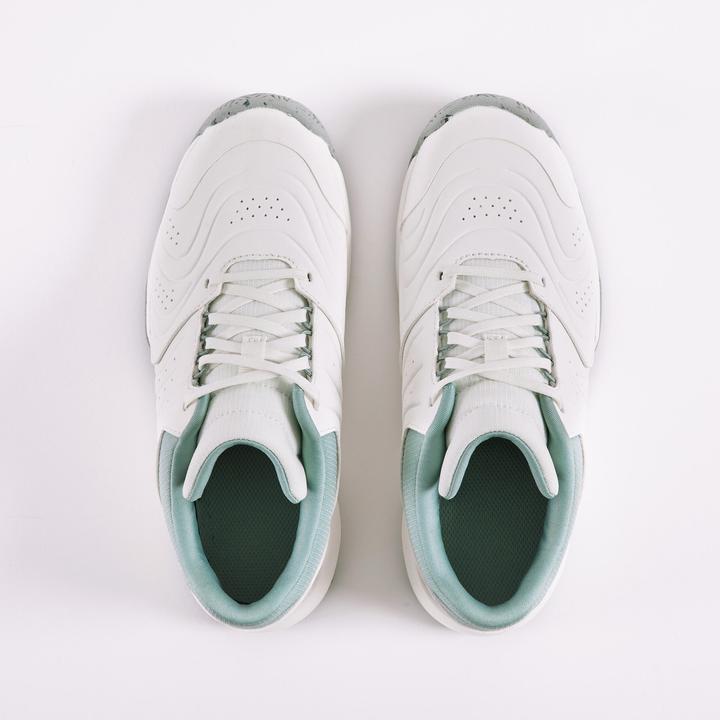 Actual product image Kuikma Kinder Tennisschuhe mit Schnürsenkel - TS Strong Jr weiss (38)