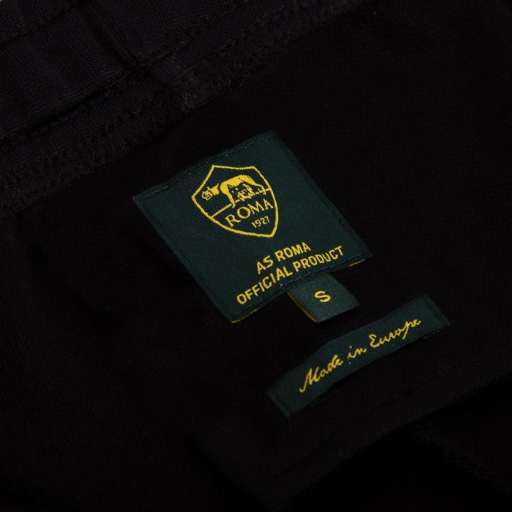 Actual product image Copa Football AS Roma Black Taper Pant tracksuit bottoms (S)