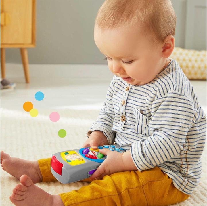 Actual product image Fisher-Price Learning fun doggie remote control educational toy for babies and toddlers with music and lights (German)