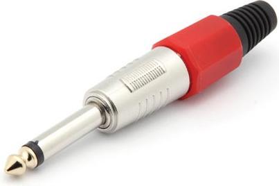 Actual product image Velleman 6.35Mm Professional Male Jack Connector Mono Red