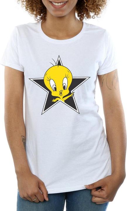 Immagine prodotto Looney Tunes Tweety Pie Star Maglietta Donna (L)