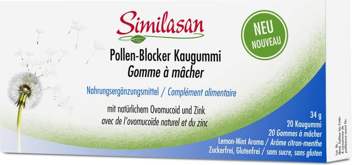 Similasan AllerClear gomme à macher (20 pièce(s), Gummies, 50 g)