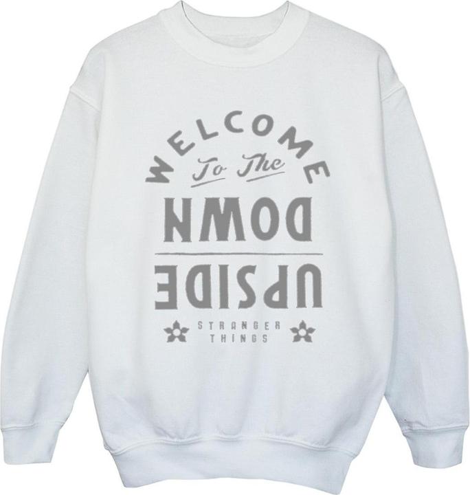 Produktbild Netflix Stranger Things Welcome To Upside Down Sweatshirt Mädchen (140, 146)