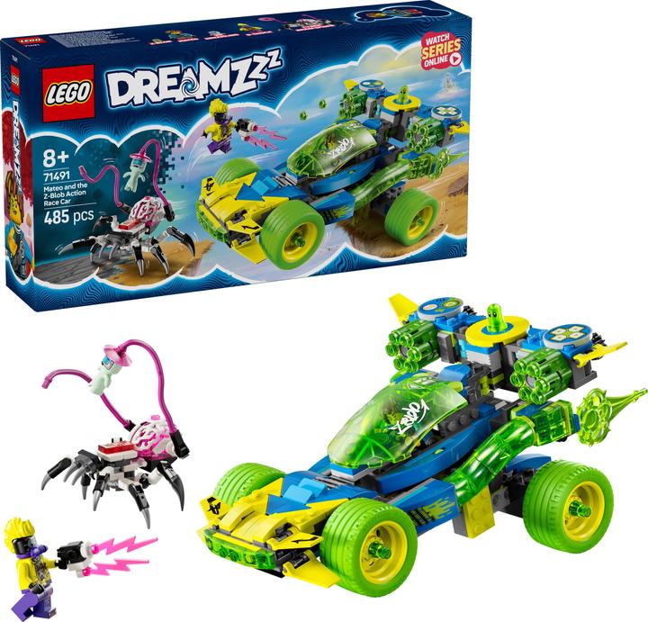 Image du produit LEGO Mateo mit dem Z-Blob Action-Rennwagen (71491, LEGO Dreamzzz)