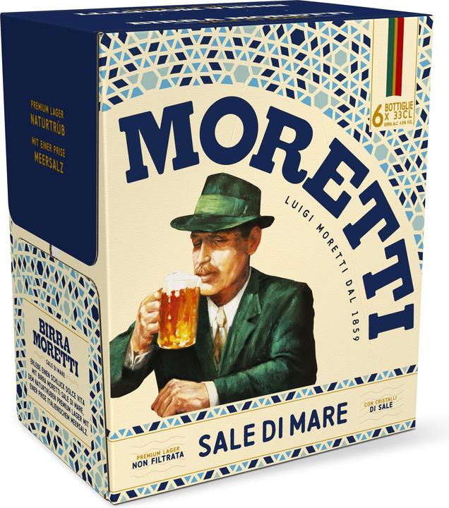 Birra Moretti Sale di Mare (6 x 33 cl)