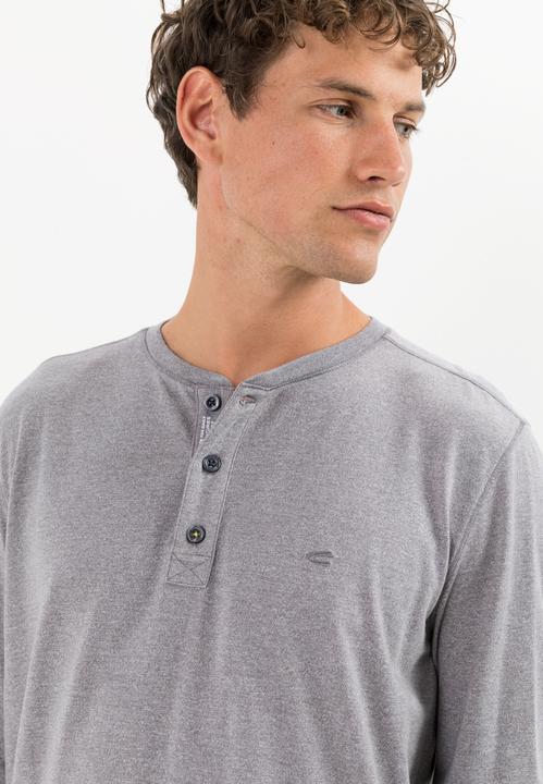 Produktbild Camel Active Langarm Henleyshirt aus nachhaltigen Baumwollmix (3XL)