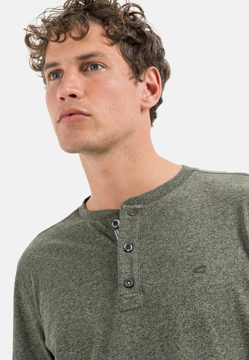 Actual product image Camel Active Long sleeve henley shirt in sustainable cotton mix (XL)