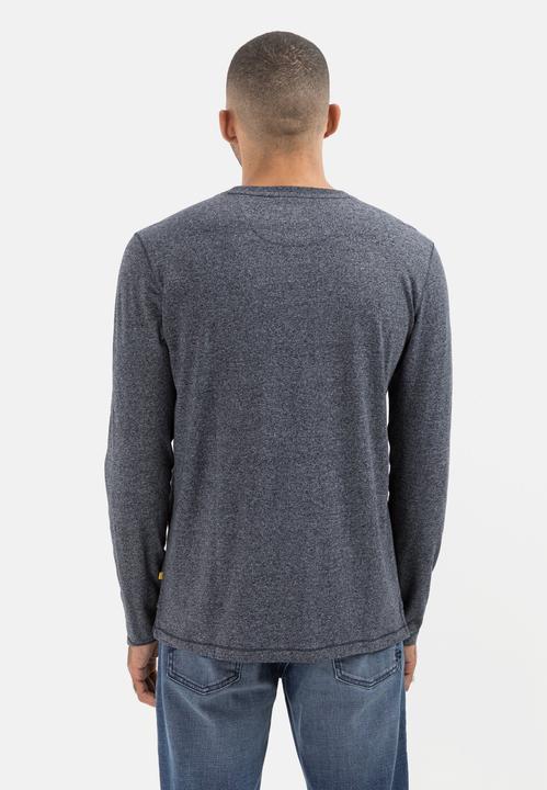 Actual product image Camel Active Long sleeve henley shirt in sustainable cotton mix (3XL)