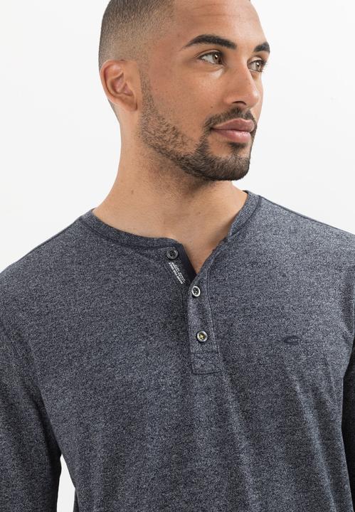 Produktbild Camel Active Langarm Henleyshirt aus nachhaltigen Baumwollmix (XL)