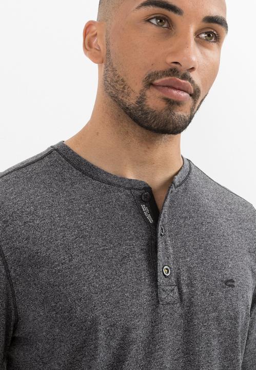 Produktbild Camel Active Langarm Henleyshirt aus nachhaltigen Baumwollmix (XL)