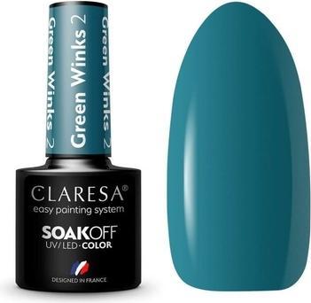 Immagine prodotto Claresa Smalto UV Green Winks 5ml - Confezione da 2 (Verde)