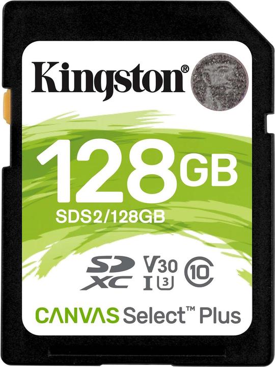 Kingston Canvas Select Plus (128 GB, SDXC, U3, UHS-I)