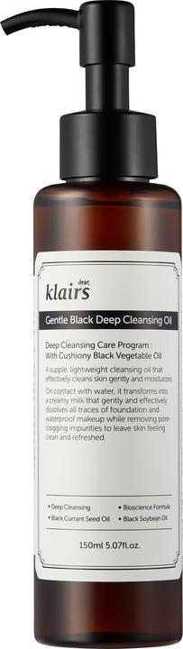 Klairs Gentle Black (Öl, Make-Up Entferner, 150 ml)