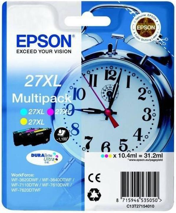 Immagine prodotto Epson Multip3-Col Durabriteultra27xl (M, C, Y)