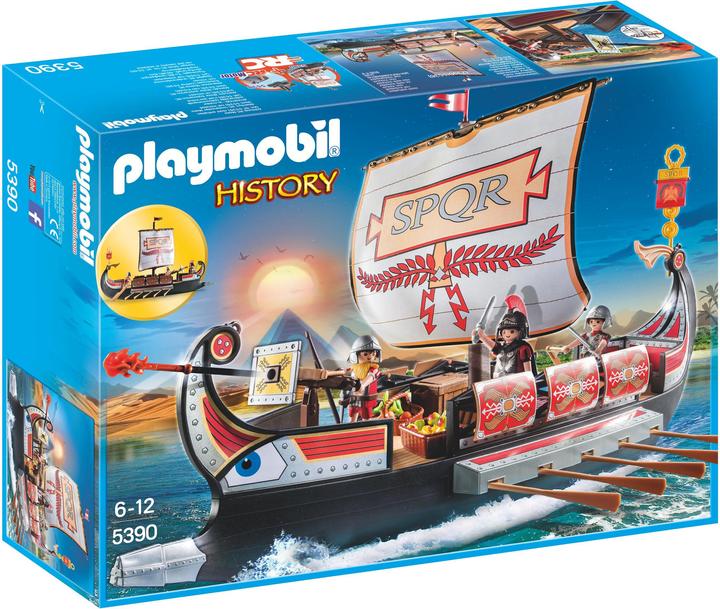 Produktbild Playmobil Römische Galeere (5390, Playmobil History)