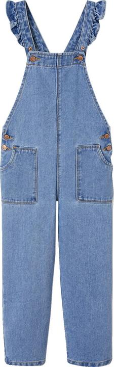 Actual product image Vertbaudet Mädchen Latzjeans mit Volantträgern Oeko-Tex (146)