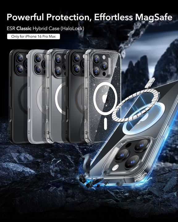 Immagine prodotto ESR Custodia ibrida classica HaloLock (Apple iPhone 16 Pro Max)