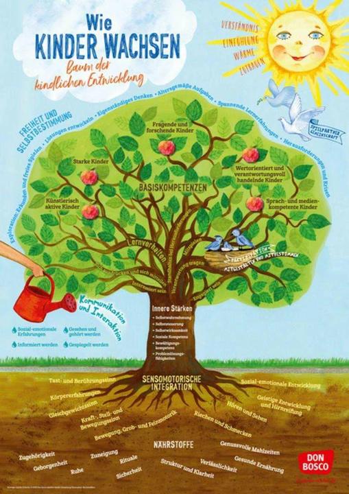 Actual product image Wie Kinder wachsen - Baum der kindlichen Entwicklung (German, Sybille Schmitz, 2018)