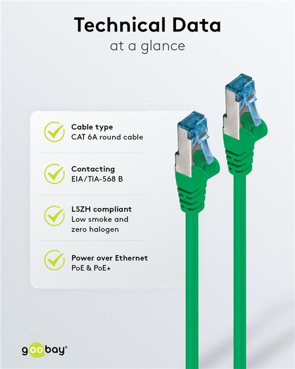 Actual product image Goobay Patch Cable (S/FTP, CAT6a, 3 m)