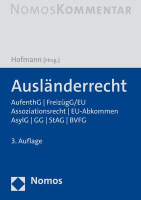 Actual product image Ausländerrecht (German, Rainer M. Hofmann, 2023)
