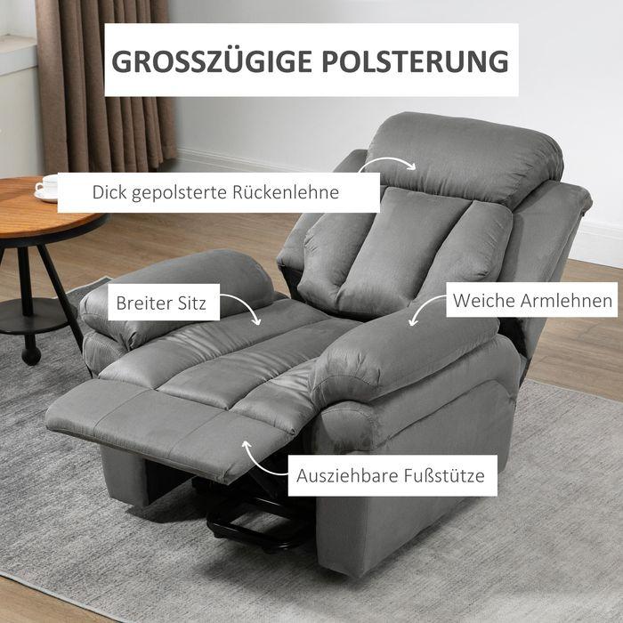 Produktbild Swisshandel24 Sessel mit Aufstehhilfe, Elektrischer Relaxsessel, mit Fernbedienung, Fernsehsessel, aus Kunstleder